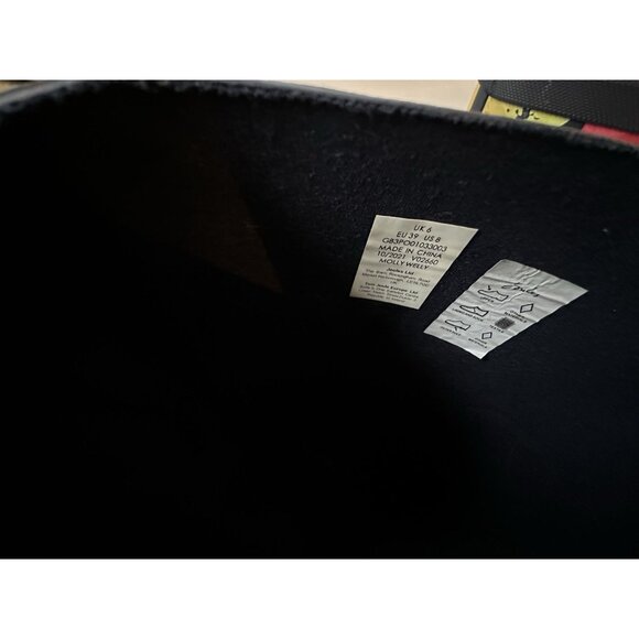 Joules Rain Boots Mid Calf Molly Welly Stripe Floral Size US: 8 UK: 6 - Picture 5 of 10